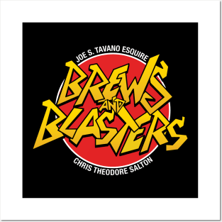 Brews and Blasters Wild Logo Posters and Art